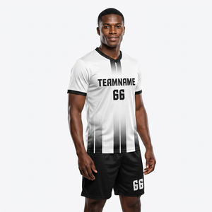 Custom Soccer Uniform Personalized 100% <b>Polyester</b> Moisture-Wicking Breathable Heat-Transfer Printed Shirt Shorts <b>Socks</b> Team - Product Image 4