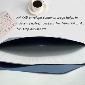 Portefeuilles en papier kraft, dossiers de classement <span class=keywords><strong>format</strong></span> folio, dossiers de documents avec fermeture à cordon, pochettes de rangement, sacs de classement - Product Image 6