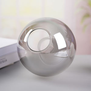 <span class=keywords><strong>Verre</strong></span> Borosilicate De Luxe Demi Dégradé Miroir Fumée <span class=keywords><strong>Verre</strong></span> <span class=keywords><strong>Globe</strong></span> Abat-Jour Boule Abat-Jour pour La Maison Pendentif Lumières - Product Image 6