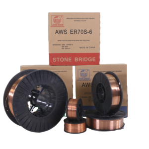 Fil de soudage CO2 AWS ER70S-6 à bas prix, bobine SG2 de 15 kg, bobine de 5 kg, fil de soudage à gaz protégé - Product Image 1