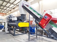Machines automatiques de retrait de séparateurs d'étiquettes en PVC pour bouteilles en plastique PET PP PE Nouveau design de machine de recyclage de ligne de lavage
