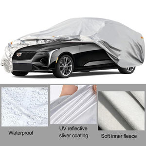 ユニバーサルカーカバー防水防風防止防止UV全天候保護屋外用防風防止頑丈車カバー - Product Image 3