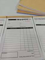 Livre de commandes de reçus de factures autocopiants en 2 parties personnalisées en gros 50 ensembles de factures pro forma en papier commercial personnalisables