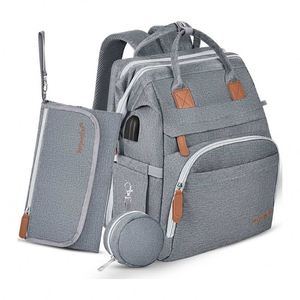 Free sample Customized Stylish and Sturdy Nappy <b>Bags</b> <b>Large</b> Tote <b>Bag</b> with <b>Changing</b> Pad for Mothers with Strap Diaper <b>Bags</b> - Product Image 4