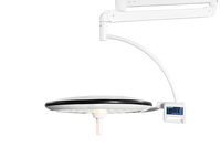 Lámpara Quirúrgica Halógena de Doble Cabezal Montada en Techo para Veterinaria Longermay, Lámpara Quirúrgica LED, Precio