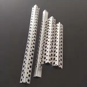 Building Material Galvanized Perforated Steel Sheet Ceiling Partition Stucco Metal Drywall Angle Bead Corner Bead For Plastering