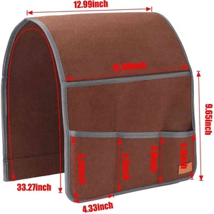 Customized Personalized Sofa Arm Storage Bag Durable <strong>Bedside</strong> Sofa Armrest <strong>Organiser</strong> Hanging - Product Image 2