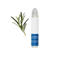 Bille d'essence régénérante pour cheveux au romarin et citronnelle, anti-chute, favorisant la croissance, anti-frisottis, nettoyage en profondeur, flacon roll-on personnalisé