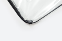 Couverture à fermeture éclair en plastique PVC transparent personnalisé sac de couette sac d'emballage de voyage transparent pour vêtements de literie