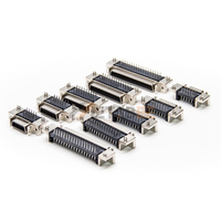 Conector SCSI de montaje en PCB 68 pines Microd macho en ángulo recto Pin
