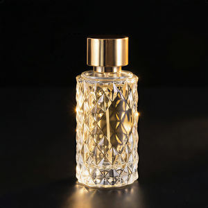 Elegantes y Exclusivos Frascos de Perfume de Vidrio Transparente de 80 ml, Cilíndricos, Vacíos, con Pulverizador - Product Image 2