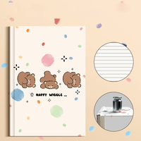 Carnets en gros à prix réduit pour écoliers, couverture rigide en papier, 60 feuilles, mignons et kawaii, format A5