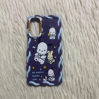 Coque de téléphone souple motif panda mignon pour TECNO SPARK GO 2025 SPARK30C, étui tendance motif ours torsadé pour filles pour Samsung A15 A05 A25