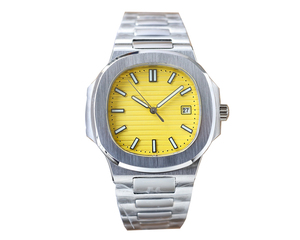 Montre De Luxe Mens tự động cơ khí đồng hồ 22 màu sắc 40mm đầy đủ thép không gỉ đồng hồ đeo tay Sapphire ETA hình chữ nhật - Product Image 6