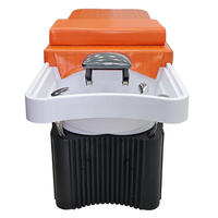 Douche à circulation d'eau orange Offre Spéciale Shampooing thaïlandais Spa Bed Plumbed