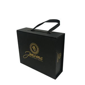 Luxury Women Clothing Shoes Big Storage Paper Packaging <b>Magnetic</b> Closure Folding Cardboard <b>Boxes</b> With Ribbon Handle - Product Image 2