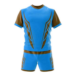 Uniforme de Rugby Premium al Por Mayor para Hombre, Conjunto de Jersey y Pantalones Cortos de Tela Transpirable, Ideal para Entrenamientos, Partidos y Deportes de Equipo - Product Image 4