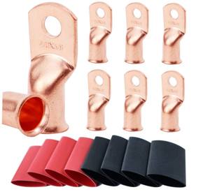 4/0x 3/8 भारी शुल्क लग्स तांबा तार लग्स, भारी शुल्क बैटरी केबल अंत - Product Image 2