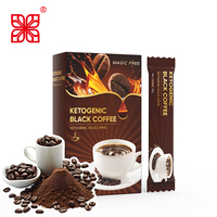 Vente en gros Marque privée Halal Instant Slim Café noir Sécurité naturelle Perte de poids Café noir en poudre Brûler les graisses Café détox