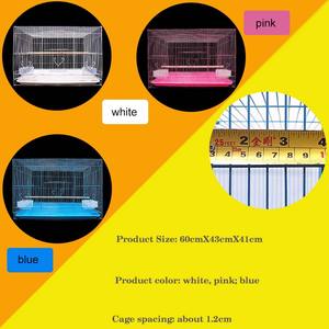 Chine Vente en gros <span class=keywords><strong>Cage</strong></span> à oiseaux à petit fil <span class=keywords><strong>rouge</strong></span>, maison pour perruches, pinsons et canaris avec mangeoire - Product Image 4