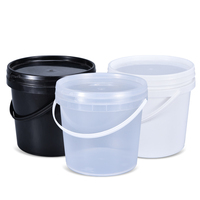 Wadah Penyimpanan Plastik Food Grade 2L, Tahan Panas, untuk Dapur, Es, Selai Kacang, Grosir Drum/Barrel