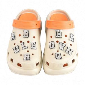 Ingrosso lettere <span class=keywords><strong>e</strong></span> numeri da scarpe per Clogs scarpe con fori parole iniziali nome età PVC gomma Charms - Product Image 5