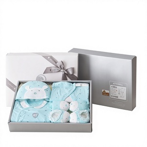 Set <span class=keywords><strong>Regalo</strong></span> Multi-Pezzo di Abbigliamento in Cotone per Neonati - Design Leggero per Tutte le Stagioni, Unisex, Pratico per 100 Giorni e 100 Anni - Product Image 1