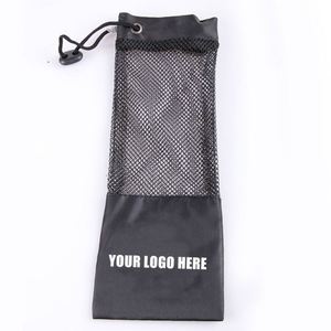 Bolsas Deportivas Negras Personalizadas con Logotipo, Bolsas de Malla con Cordón para Toallas y Botellas, con Cierre de Cordón, Portátiles y Modernas - Product Image 4