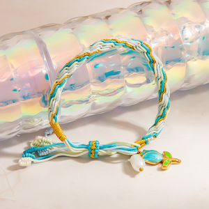 Fashion Charm <b>Bracelets</b> Colorful Braided Tassel <b>Shell</b> Pendant Women's Gift Jewelry - Product Image 2
