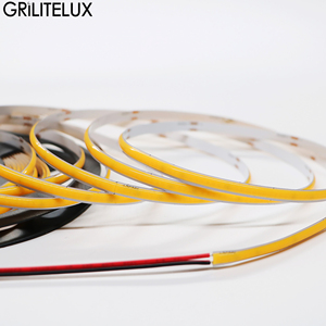 Cinta LED COB sin Costuras de 5mm, PCB, 400 LEDs, 12V, 10W, Alta Densidad, para Decoración de Paneles Acústicos y Retroiluminación - Product Image 1