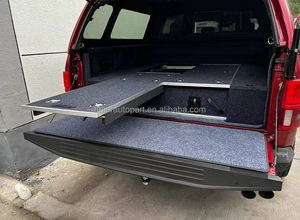 Tiroirs arrière en aluminium coulissants 4X4 pour le camping Ford F150, système de tiroirs 4Wd de rangement de lit de camionnette - Product Image 6