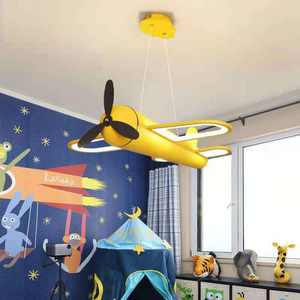 Kreative Flugzeug-Hängeleuchten im nordischen Stil, Kinderzimmer-Kronleuchter für Kindergarten, Kinderzimmer, Schlafzimmer - Product Image 5