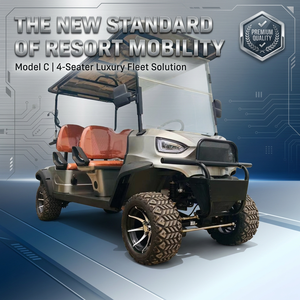 Voiturette de golf électrique tout-terrain haute performance, neuve, 4 places, 4 kW, pneus tout-terrain - Product Image 1