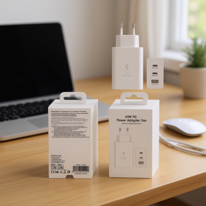 Adaptateur secteur PD 65W Trio USB C 2 ports USB A Chargeur à charge rapide - Product Image 2