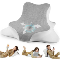 Coussin multifonctionnel pour lire au lit, coussin de lecture pour adulte, coussin de soutien lombaire pour s'asseoir au lit