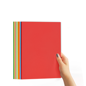 100 fogli 80Gsm doppio lato <span class=keywords><strong>A4</strong></span> colore Origami carta personalizzata formato quadrato carta colorata per stampante da ufficio o fai da te - Product Image 4