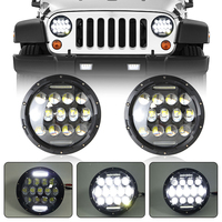 Phares LED 60W 7 pouces avec DRL pour Jeep Trucks Offroad Lights pour Suzuki Samurai pour 4X4 Lada Niva