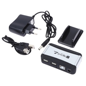 Hub vertical USB 2.0 à 7 ports, répartiteur un-à-sept avec <span class=keywords><strong>base</strong></span> et alimentation - Product Image 4