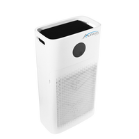Purificador de Aire con Sensor Automático y Control Táctil, 4 Velocidades, Ambientador con Pantalla Indicadora de PM2.5