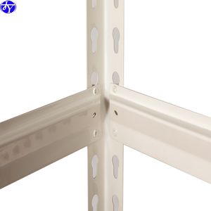 <span class=keywords><strong>ชั้น</strong></span>วางของเหล็ก 5 <span class=keywords><strong>ชั้น</strong></span> น้ำหนักเบา ขนาด 910(ยาว) x 310(กว้าง) x 1830(สูง)  พร้อมเคลือบผงป้องกันการกัดกร่อน รับน้ำหนักได้ 50-100 กก. แบบไม่ต้องใช้สลักเกลียว - Product Image 5