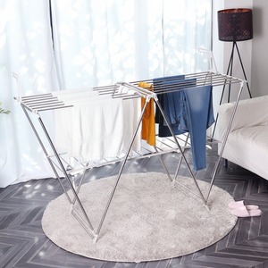 [HOME FRIEND] Étendoir à linge en forme de W de grande taille, adapté aux serviettes, aux vêtements et au linge domestique fréquent - Product Image 3