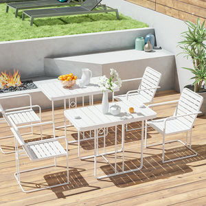 Simple Outdoor <strong>Balcony</strong> <strong>Table</strong> and Chair Set of Three, Courtyard Leisure <strong>Table</strong> and Chair, Homestay Villa Garden <strong>Table</strong> and Chair - Product Image 3