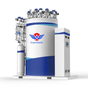 用于低温冷却器冷却的最新设计气体液化设备99.999% 纯度氦低温系统