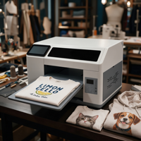 Imprimante numérique DTG 33x47cm facile à utiliser, encre pigmentée écologique CMYKW, machine d'impression textile pour t-shirts, sweats à capuche, etc.