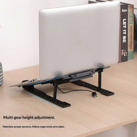 Support de refroidissement pliable pour ordinateur portable avec ventilateur USB silencieux et réglable pour tablette – Vente en gros