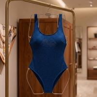 Porte-vêtements double niveau en métal pour lingerie et maillots de bain, organisateur de vêtements multifonctionnel pour salle de bain