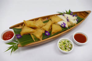 แกงกะหรี่มังสวิรัติทอดซาโมซ่าขนาดเล็ก15กรัมส่งตรงจากโรงงานสำหรับขายปลีกและจัดเลี้ยง - Product Image 4