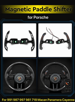 Bonne qualité Gt3. Volant de direction avec palettes de changement de vitesse Porsche, palettes de changement de vitesse en fibre de carbone véritable Gt3. Palettes de changement de vitesse magnétiques Porsche