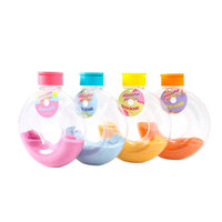 Poudre de bain effervescente colorée sous marque privée, effets de bain moussant, mousse fraîche, Potions de bain originales pour enfants en forme de bécher scientifique