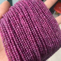 Vente en gros pierre naturelle semi-précieuse 4mm perles à facettes collier perles de cristal pour la fabrication de bijoux